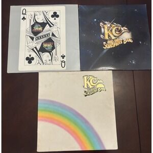 KC & THE SUNSHINE BAND: LOT OF 3 VINYL LPS